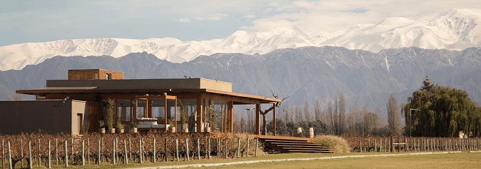 Chateau Cheval Blanc aus den Anden Cheval des Andes Argentinien